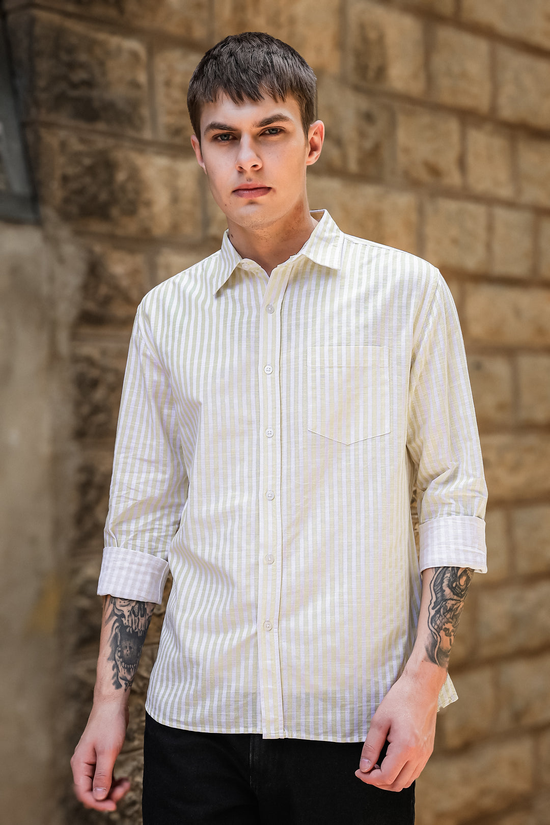 Streaks: Yellow Shirt