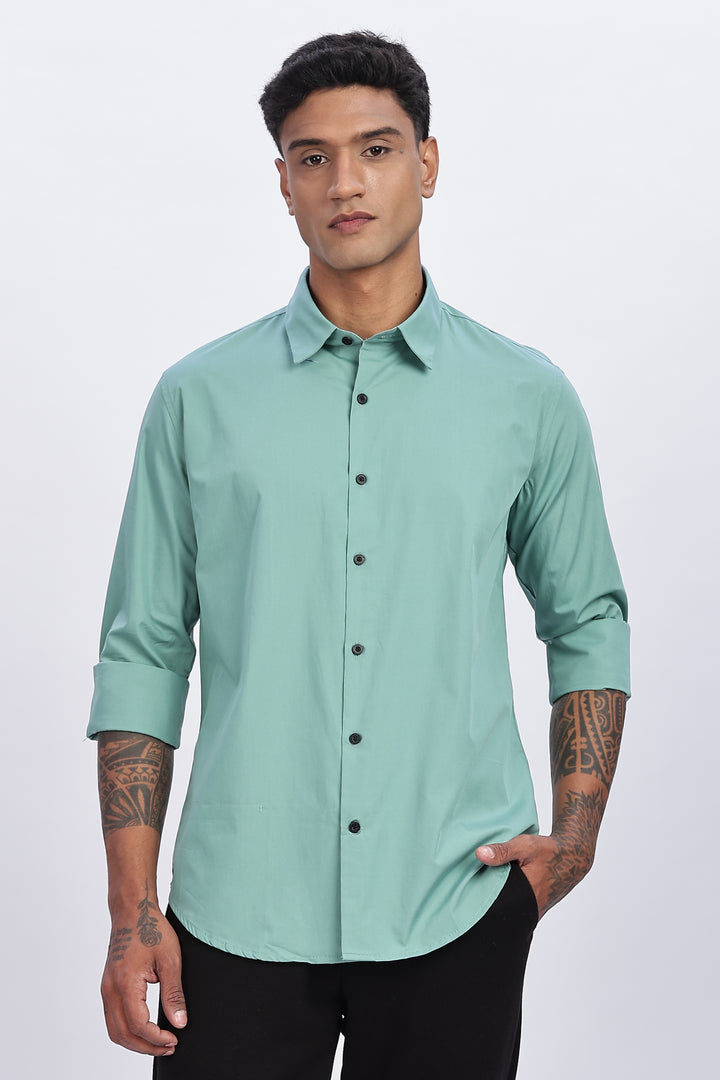 Elegant Green Shirt