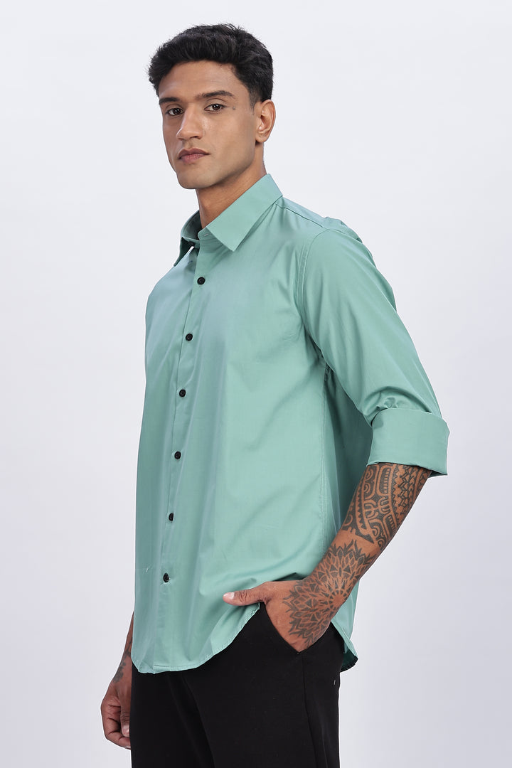 Elegant Green Shirt