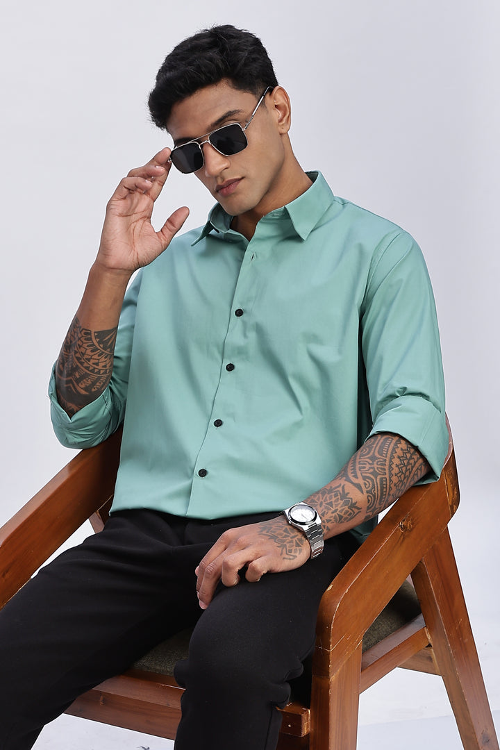 Elegant Green Shirt