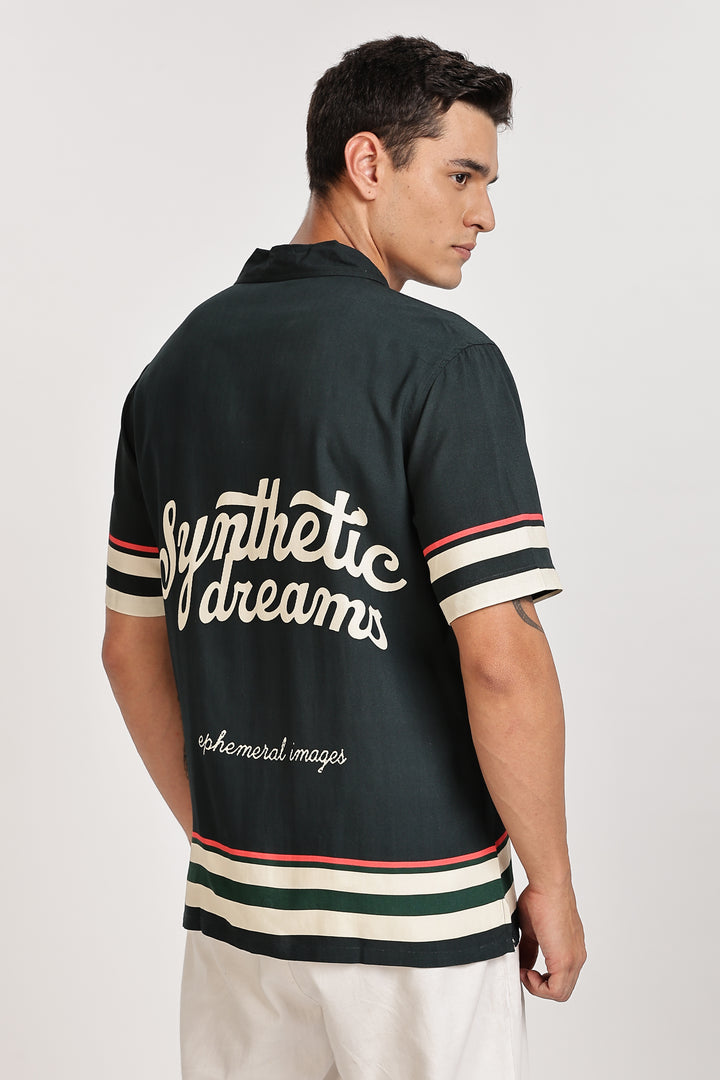 Synthetic Dreams: Green Cuban Shirt