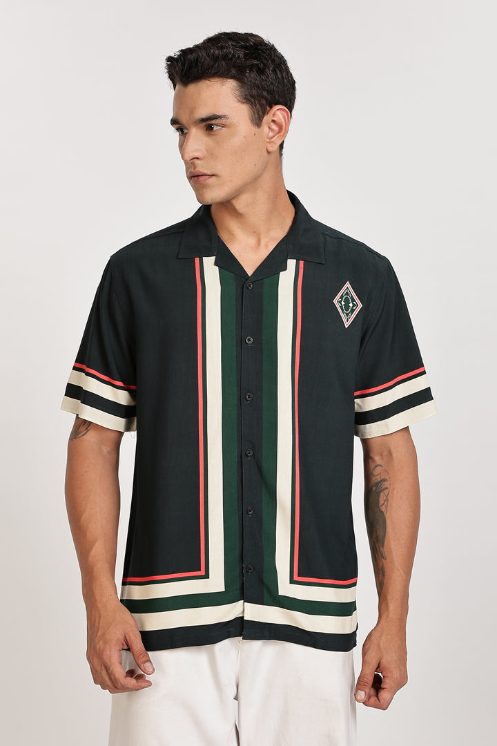 Synthetic Dreams: Green Cuban Shirt