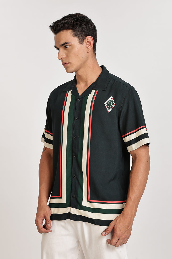 Synthetic Dreams: Green Cuban Shirt