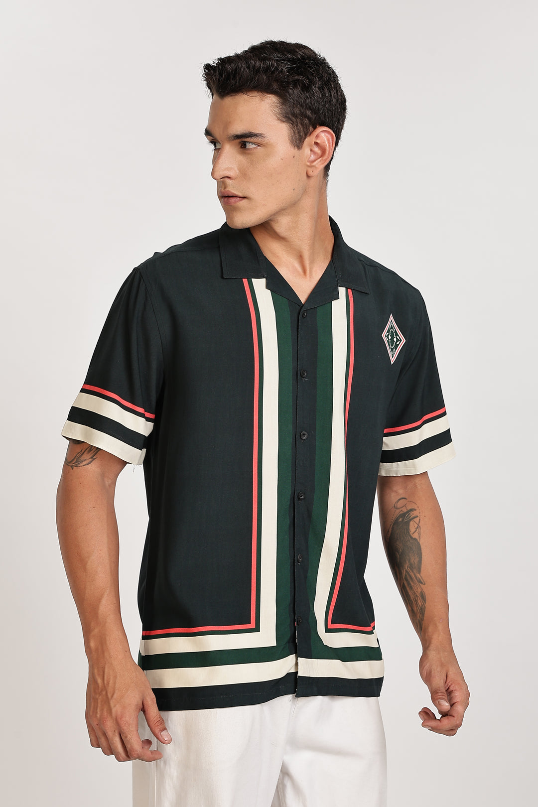 Synthetic Dreams: Green Cuban Shirt