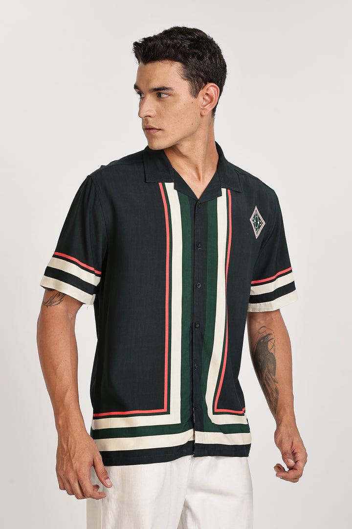 Synthetic Dreams: Green Cuban Shirt