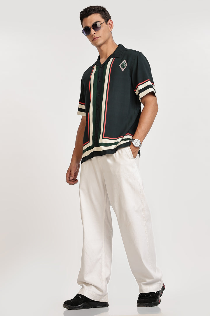 Synthetic Dreams: Green Cuban Shirt