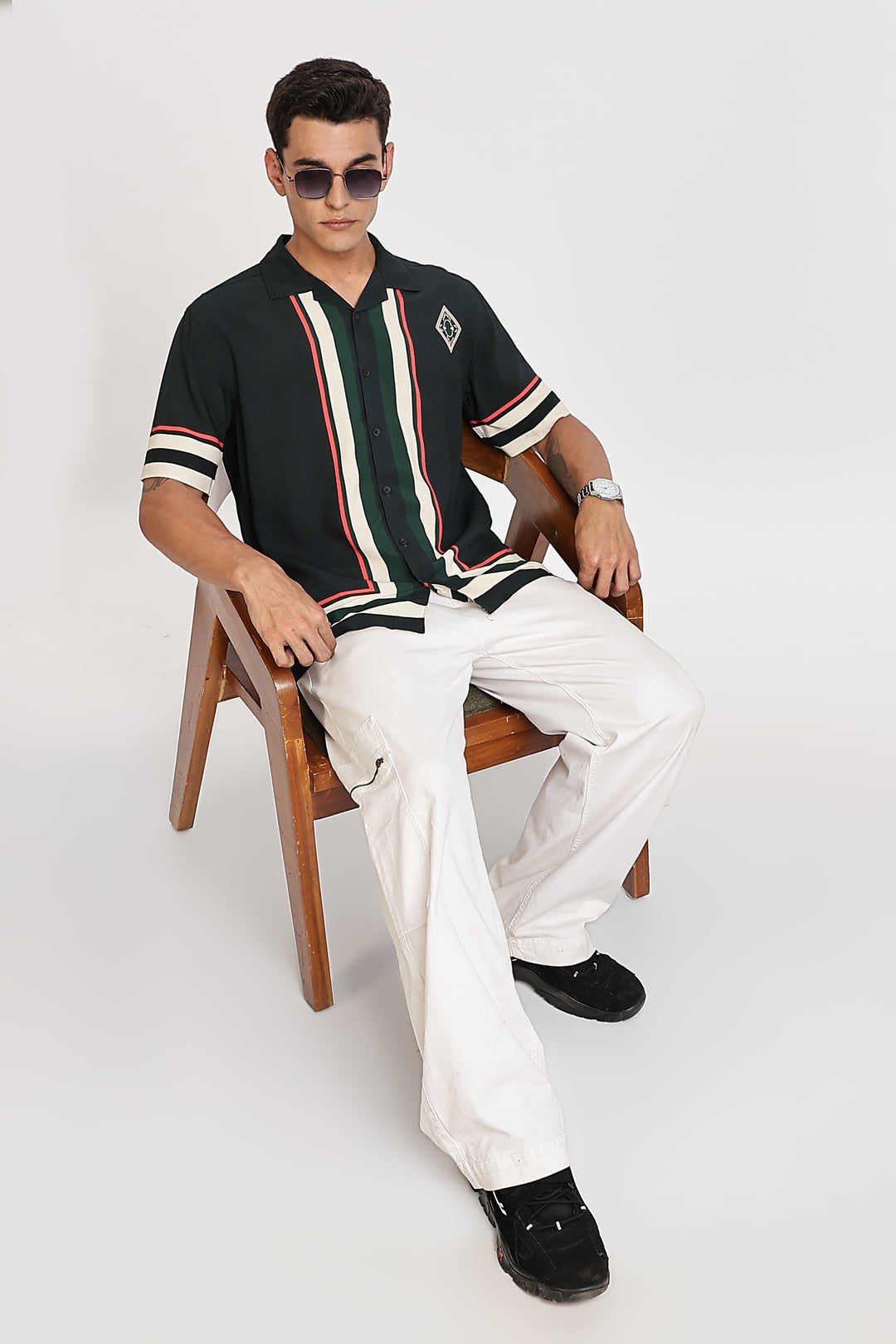 Synthetic Dreams: Green Cuban Shirt