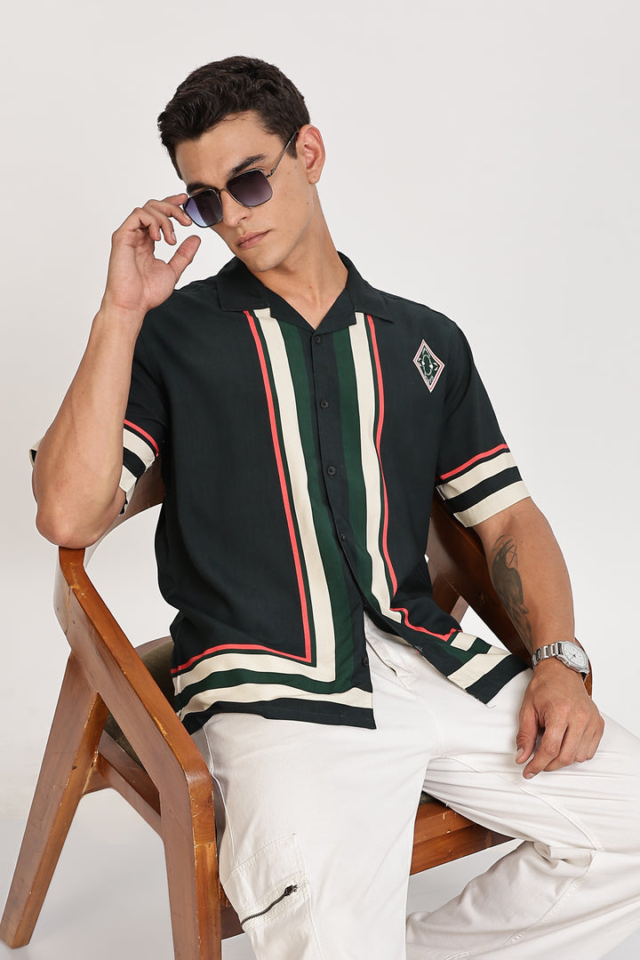 Synthetic Dreams: Green Cuban Shirt
