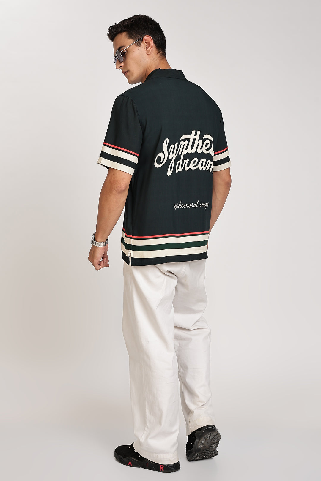 Synthetic Dreams: Green Cuban Shirt