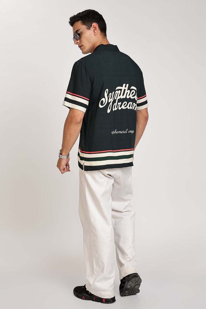 Synthetic Dreams: Green Cuban Shirt