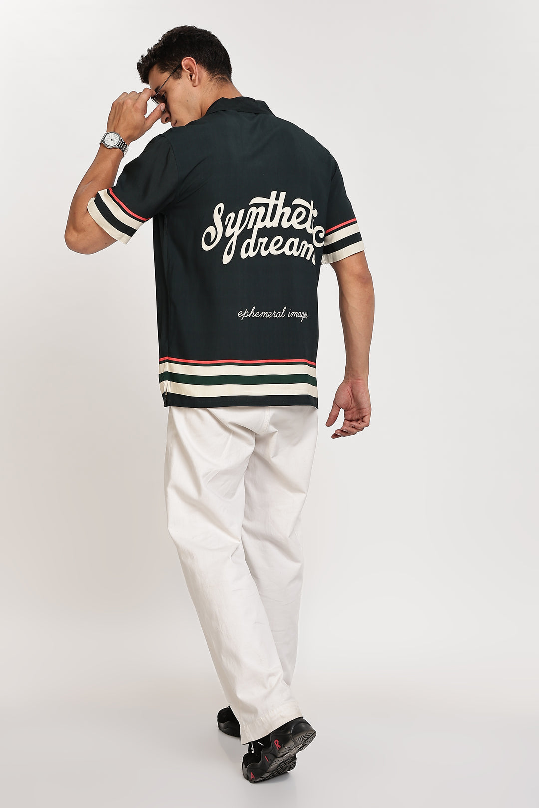 Synthetic Dreams: Green Cuban Shirt