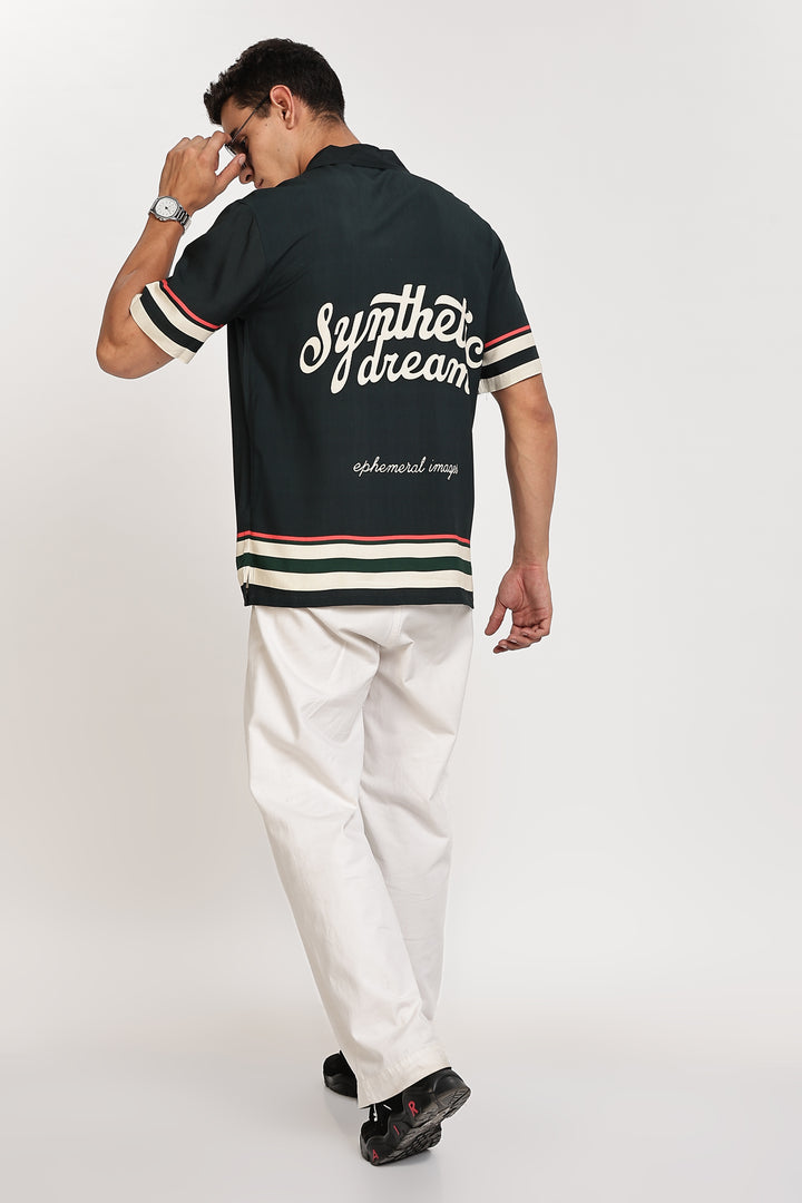 Synthetic Dreams: Green Cuban Shirt