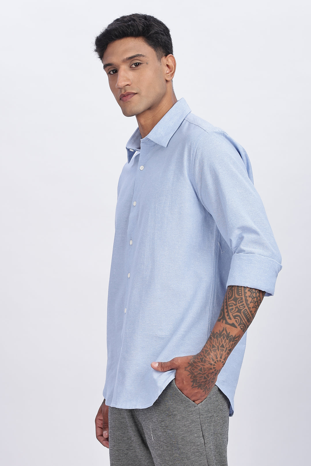 Elegant Light Blue Shirt