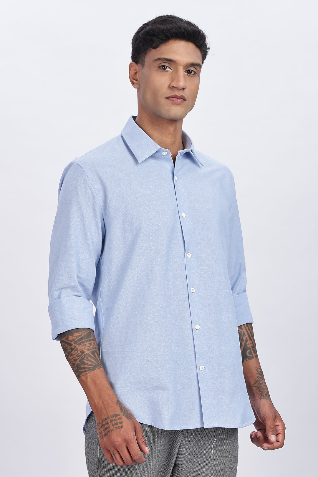 Elegant Light Blue Shirt