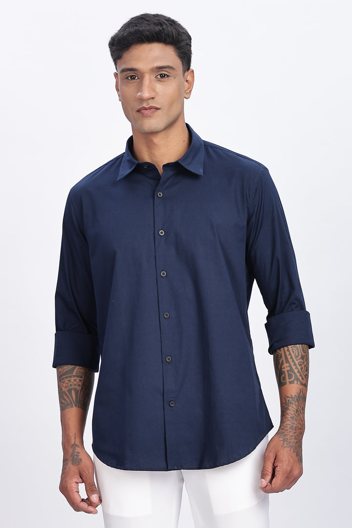 Elegant Navy Shirt