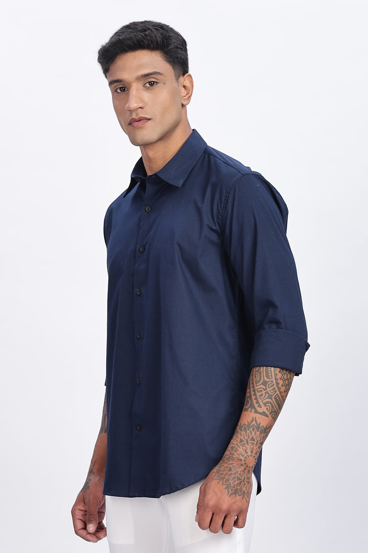 Elegant Navy Shirt