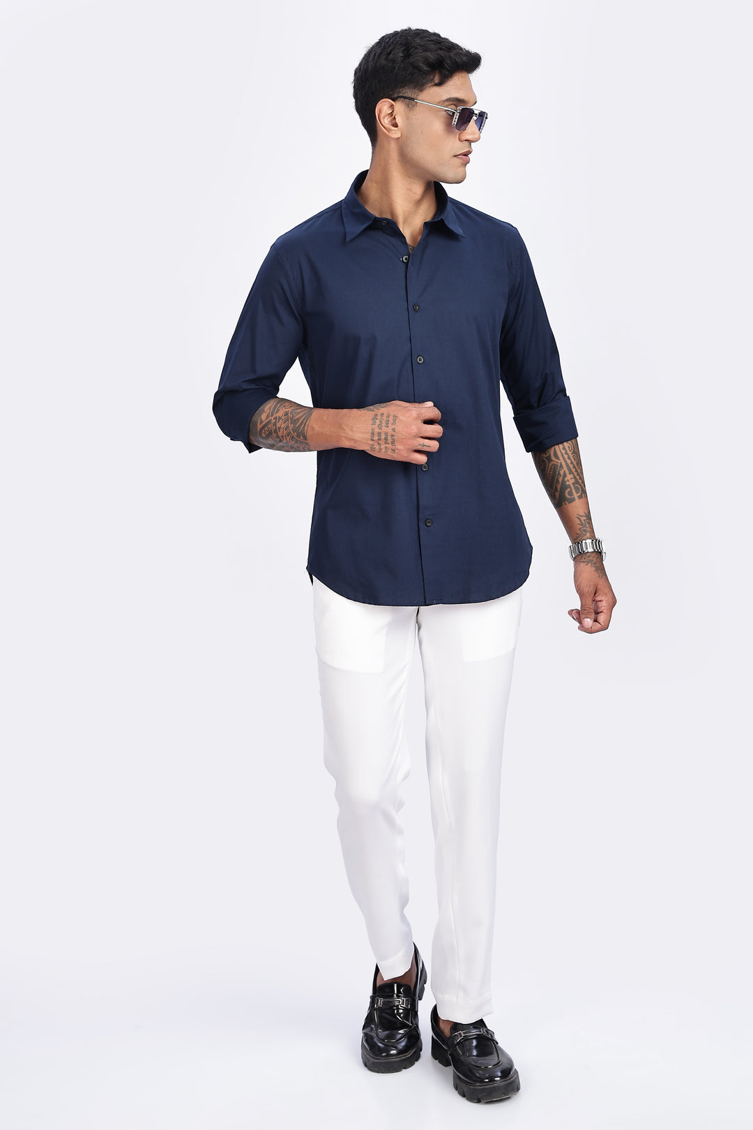 Elegant Navy Shirt