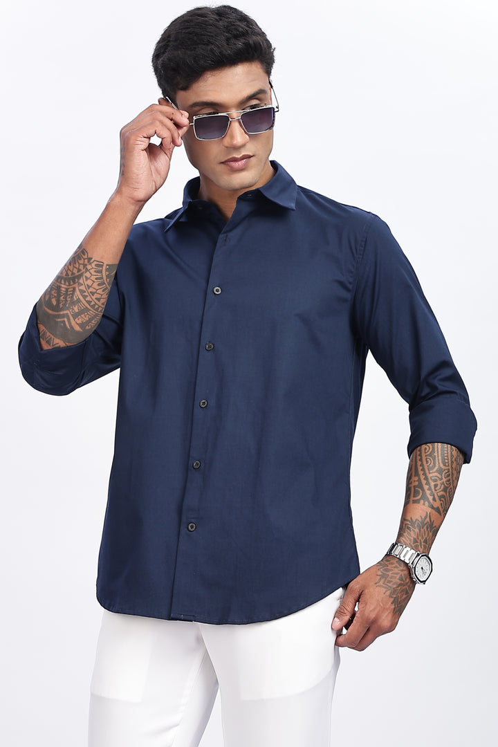 Elegant Navy Shirt