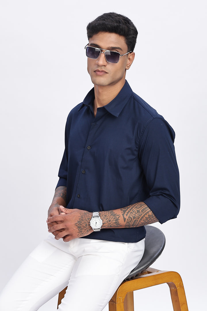 Elegant Navy Shirt