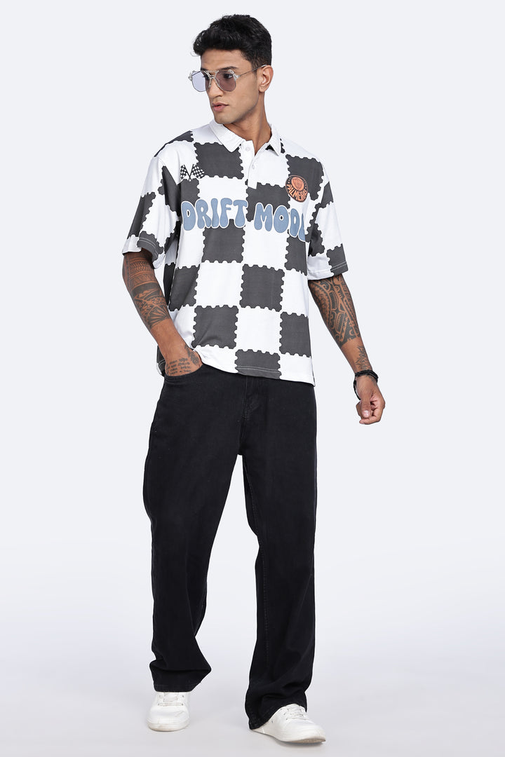 Drift Mode : Oversized Polo Shirt