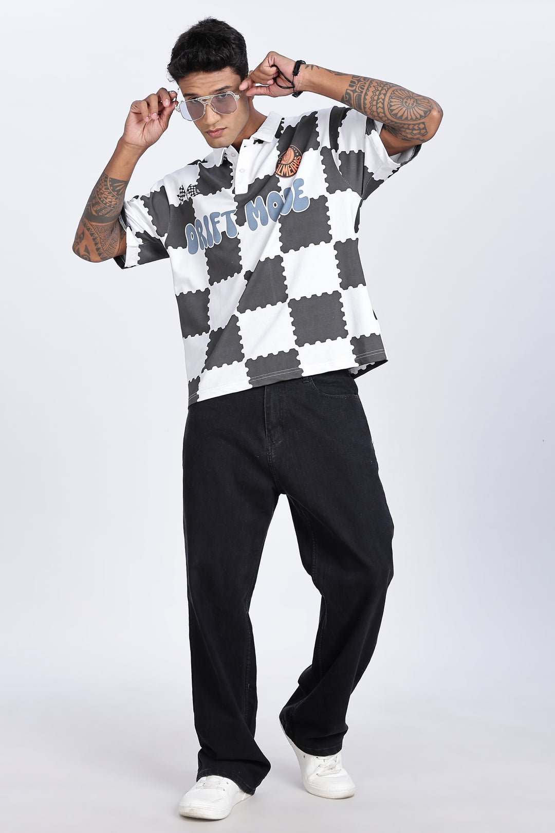 Drift Mode : Oversized Polo Shirt