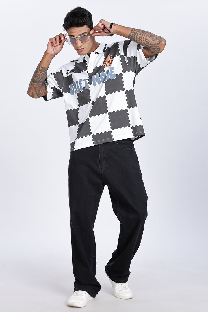 Drift Mode : Oversized Polo Shirt