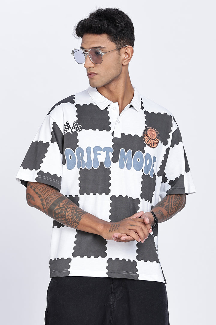 Drift Mode : Oversized Polo Shirt