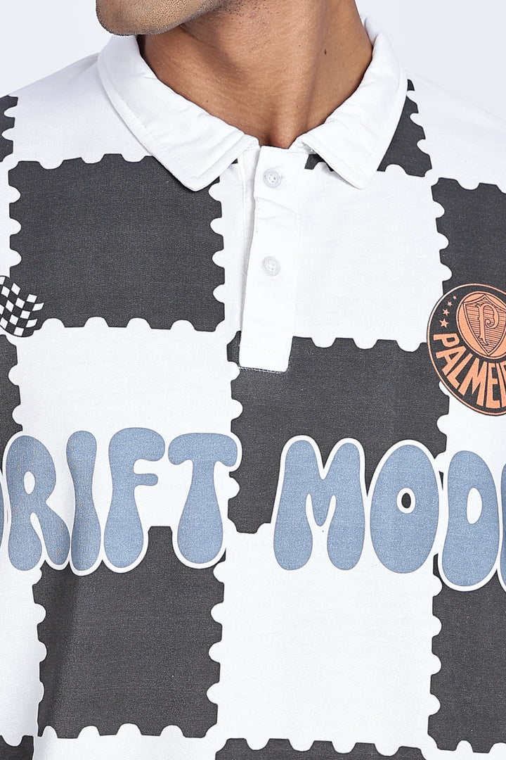 Drift Mode : Oversized Polo Shirt
