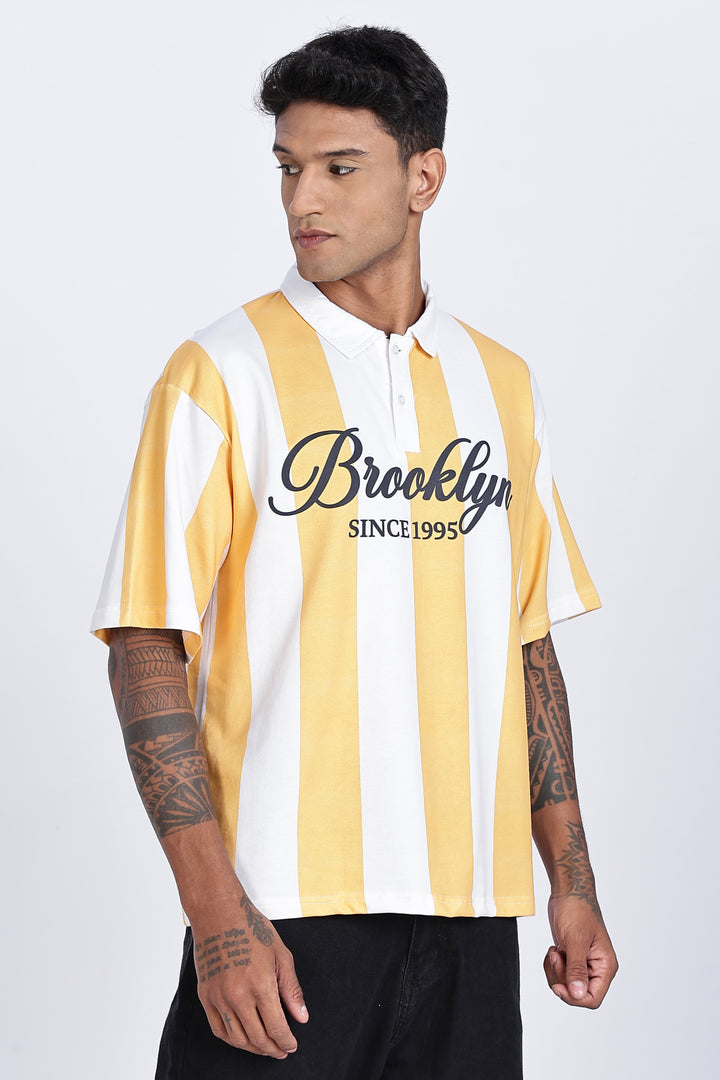 Brooklyn: Oversized Polo Shirt