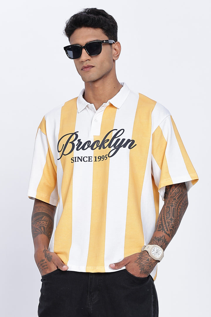 Brooklyn: Oversized Polo Shirt