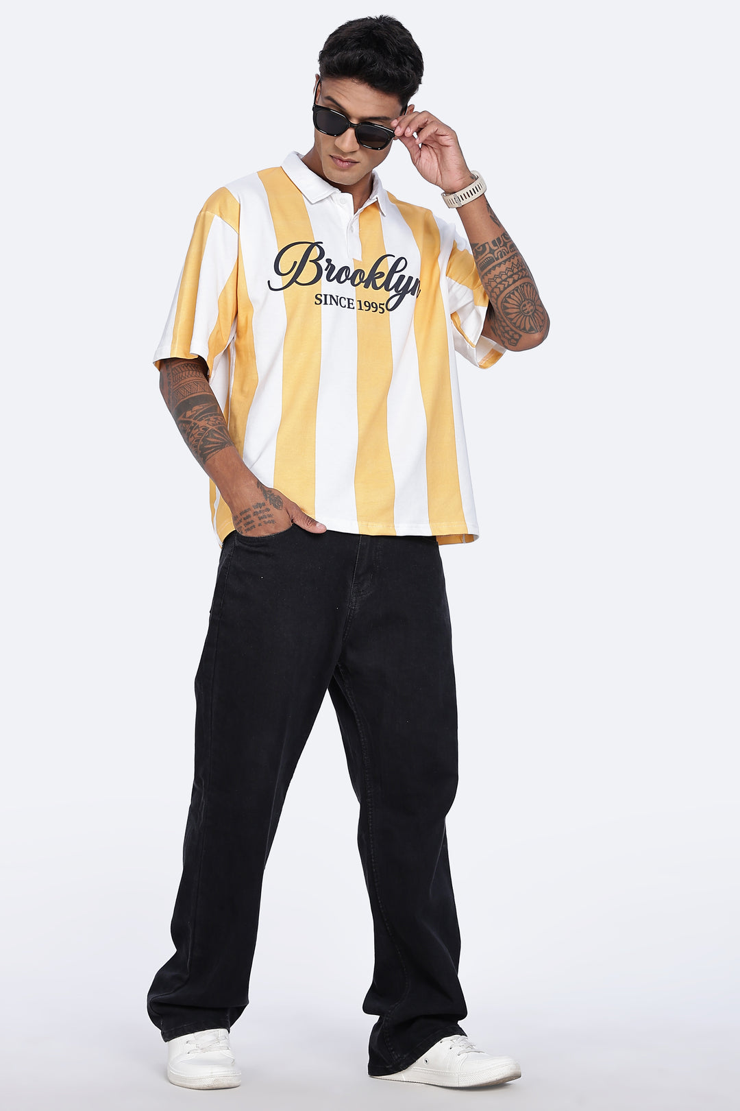 Brooklyn: Oversized Polo Shirt