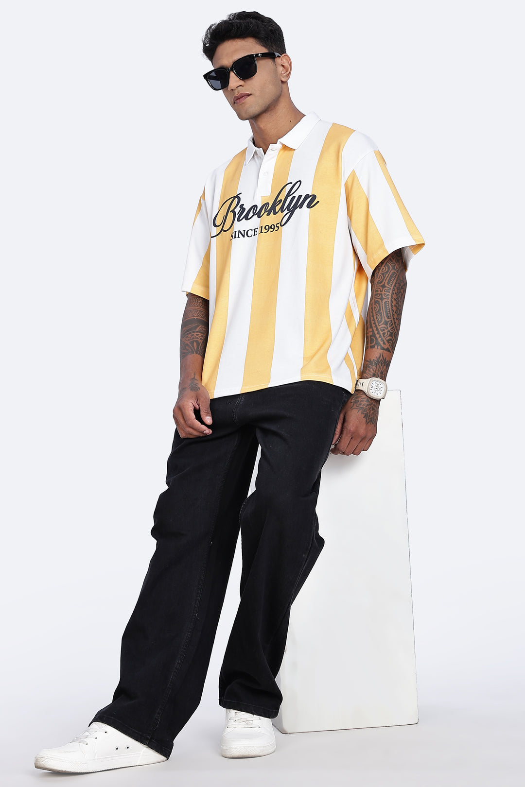 Brooklyn: Oversized Polo Shirt