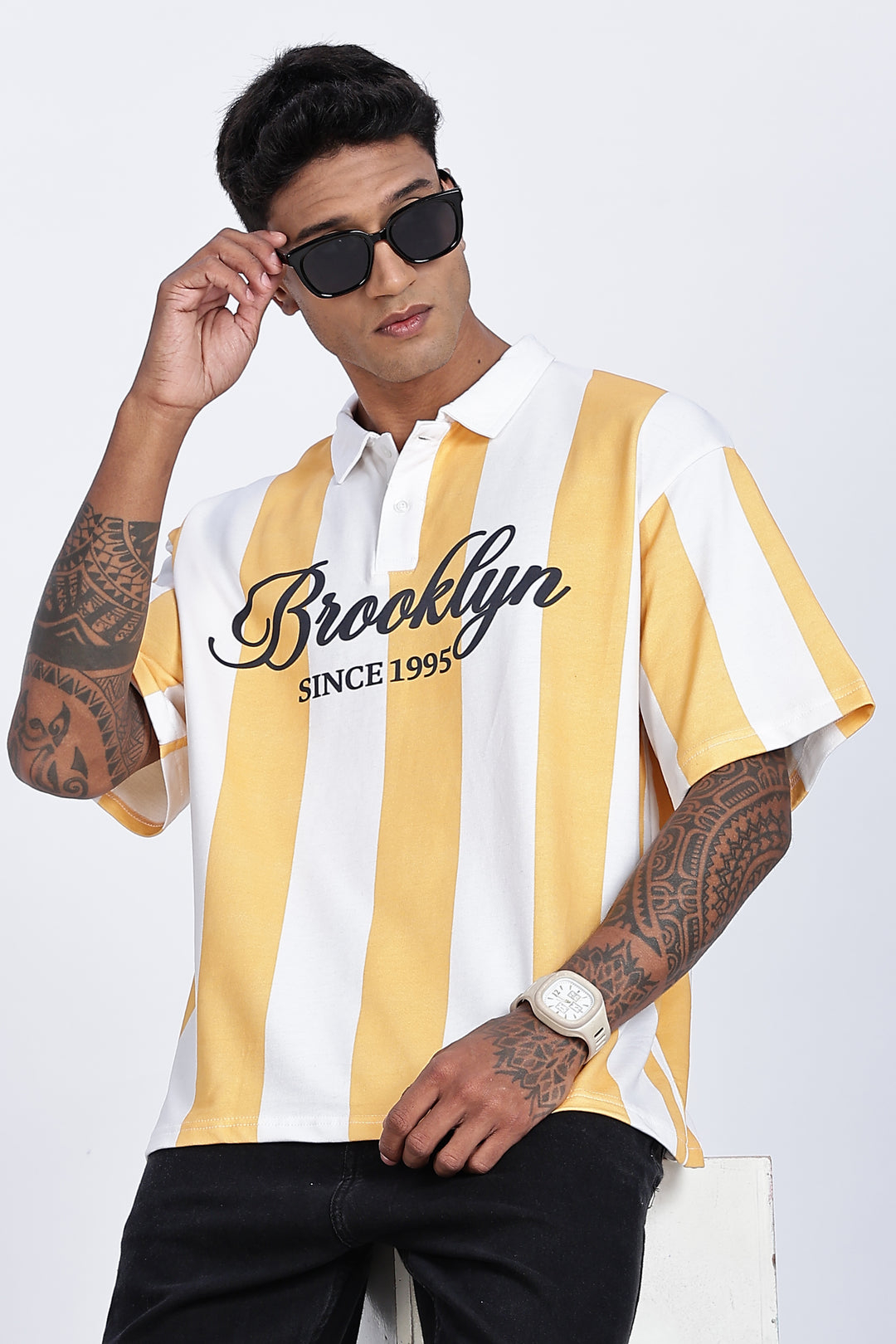 Brooklyn: Oversized Polo Shirt