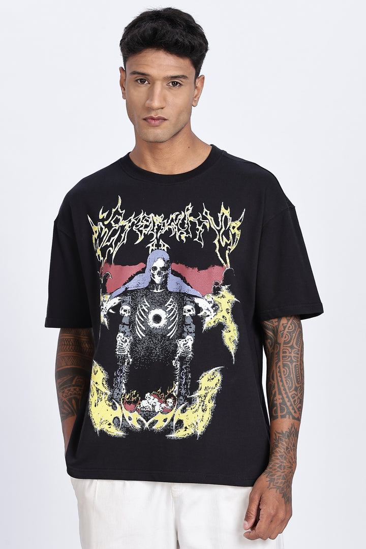 Emperor: Black Oversized T-shirt