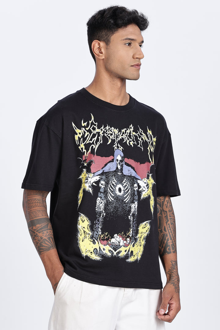 Emperor: Black Oversized T-shirt