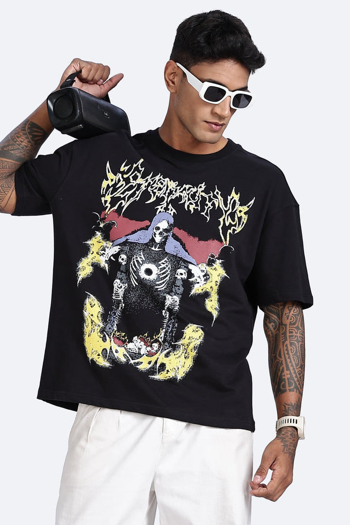 Emperor: Black Oversized T-shirt