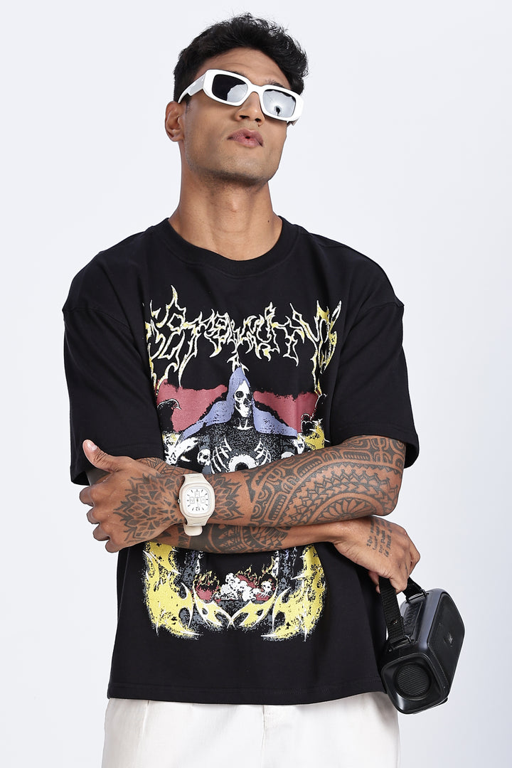Emperor: Black Oversized T-shirt