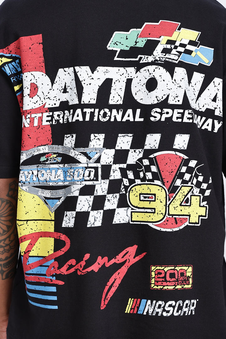 Nascar: Oversized Black T-shirt