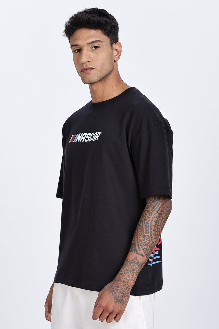 Nascar: Oversized Black T-shirt