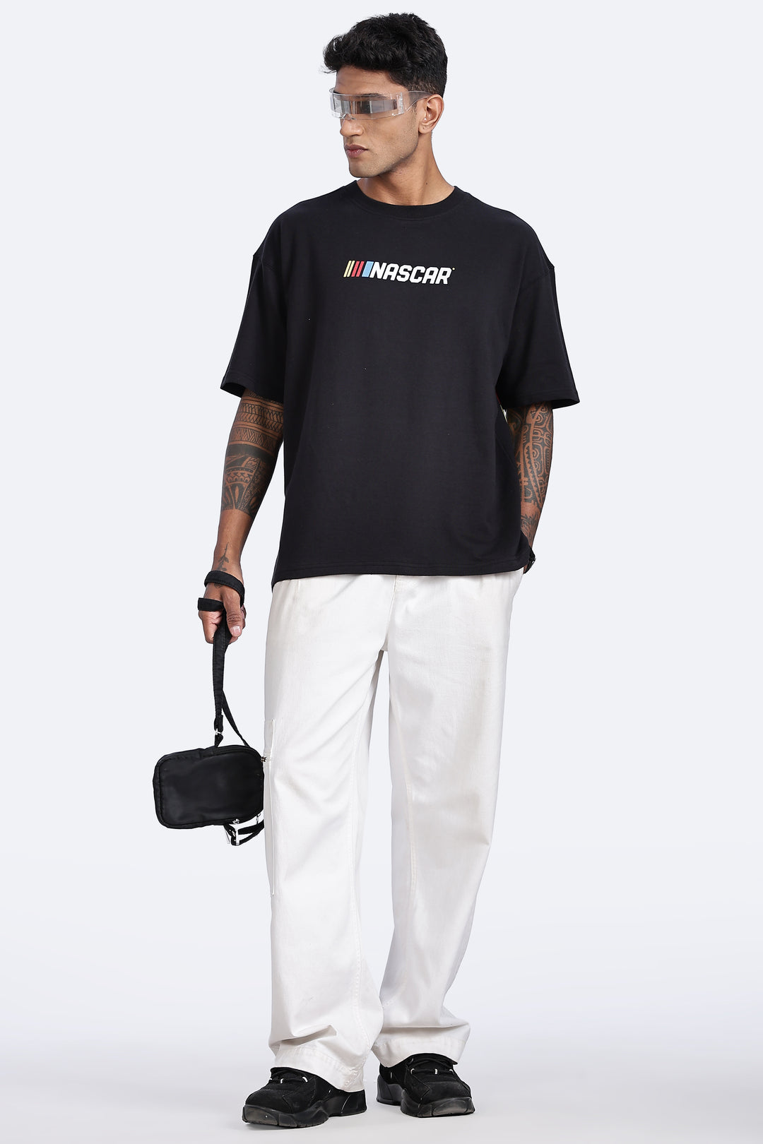 Nascar: Oversized Black T-shirt