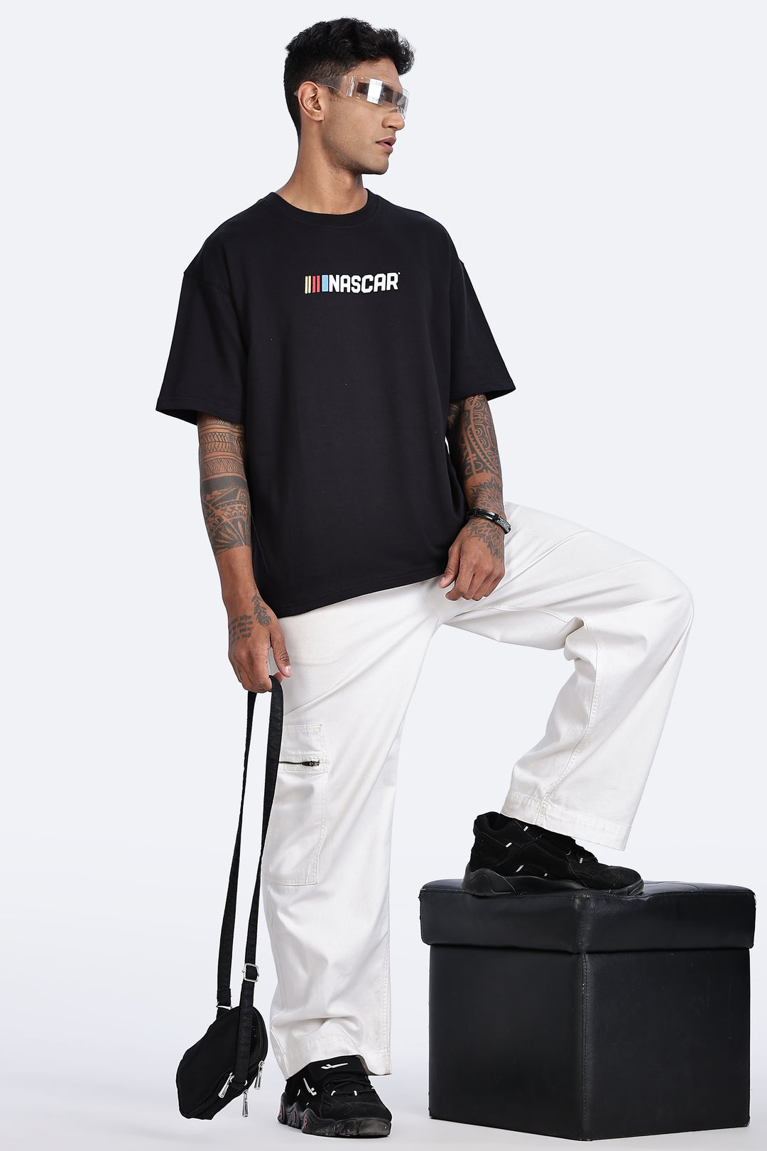 Nascar: Oversized Black T-shirt