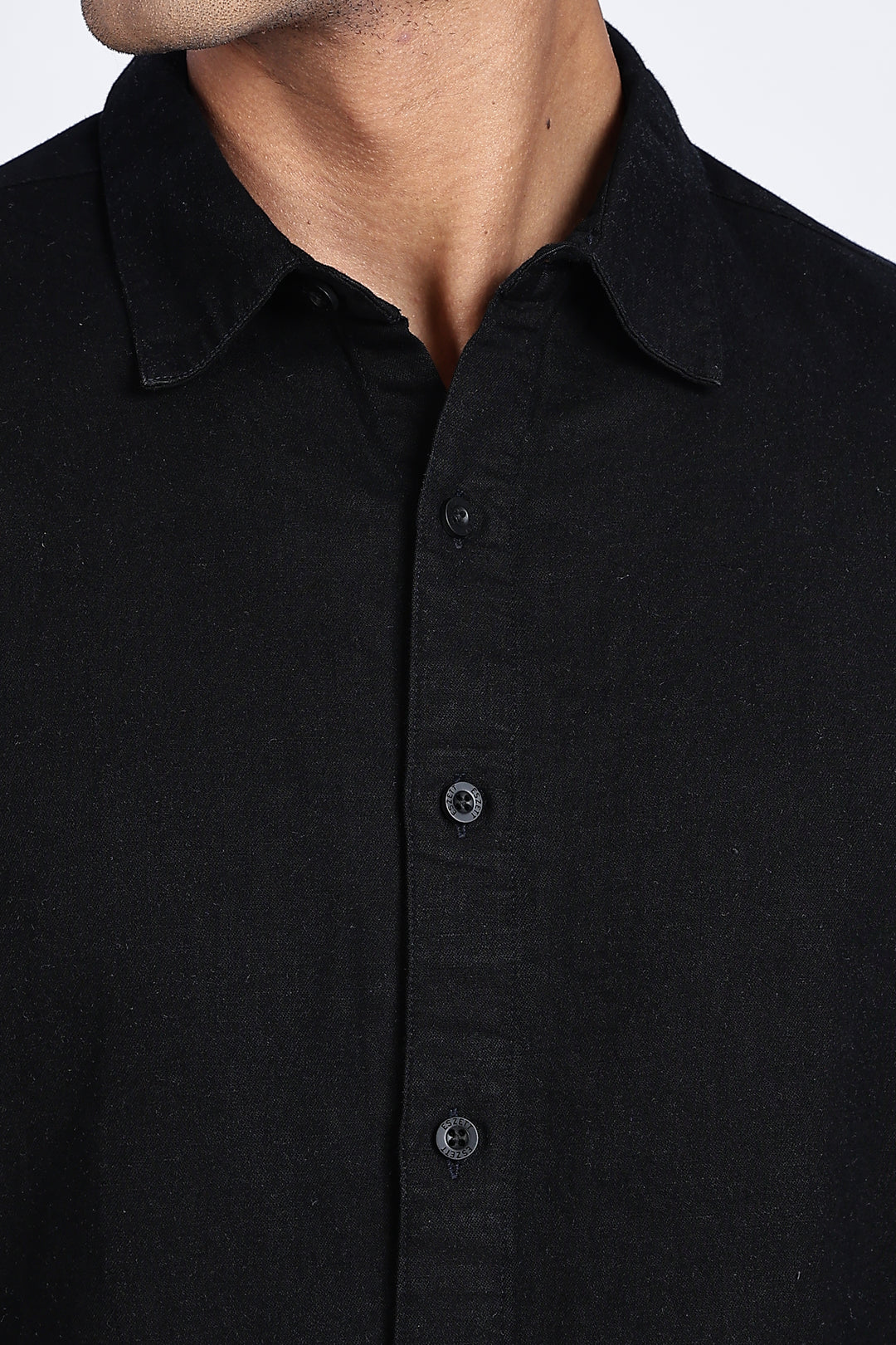 Bird Patch Embroidery Denim Shirt