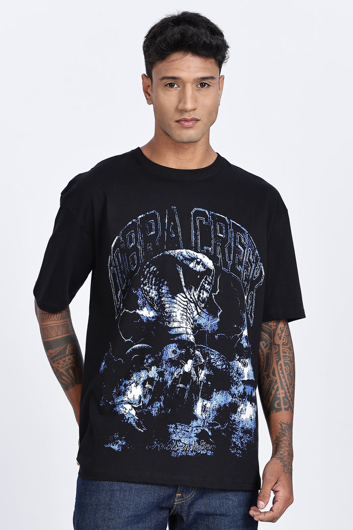 Cobra : Black Oversized T-shirt