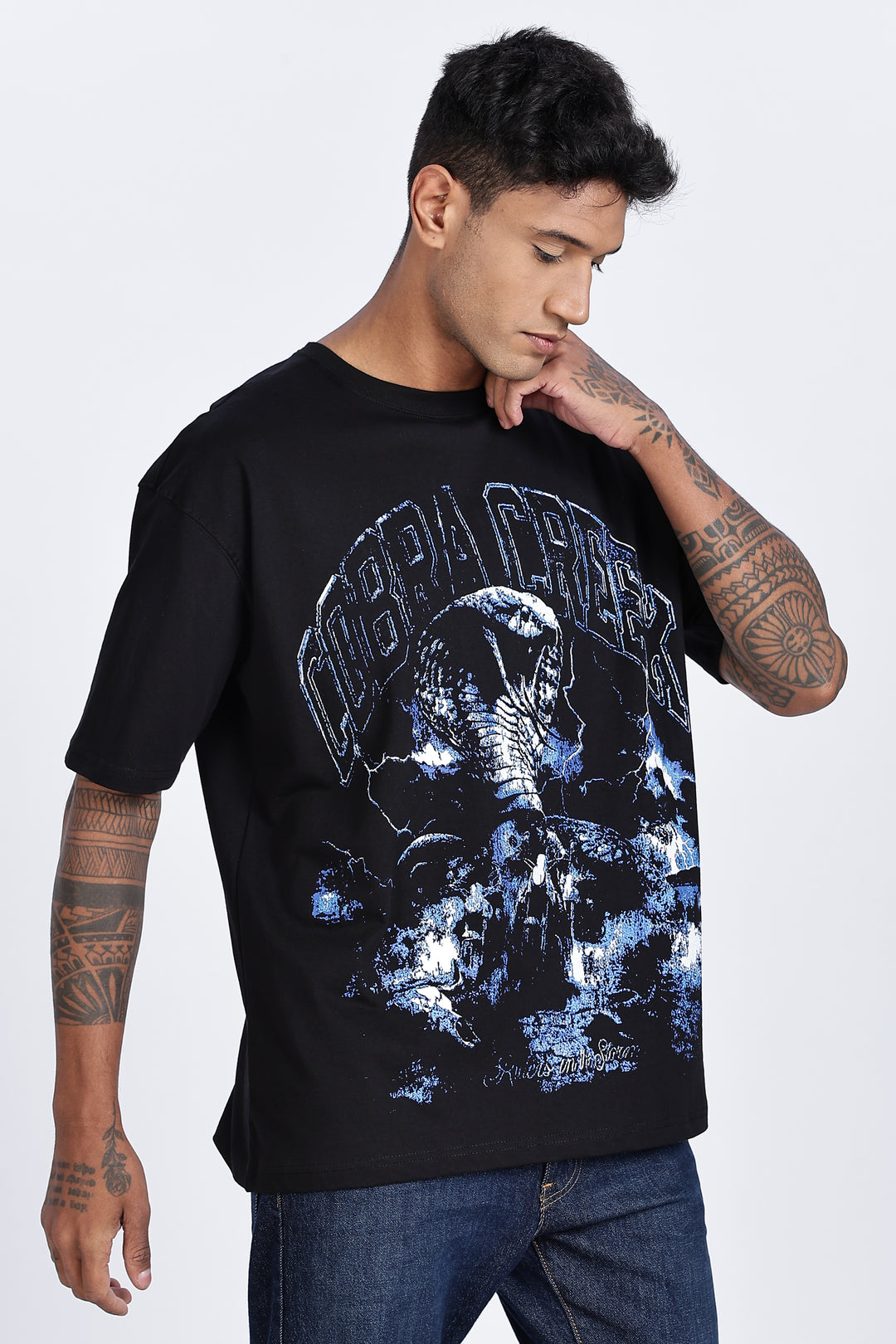 Cobra : Black Oversized T-shirt