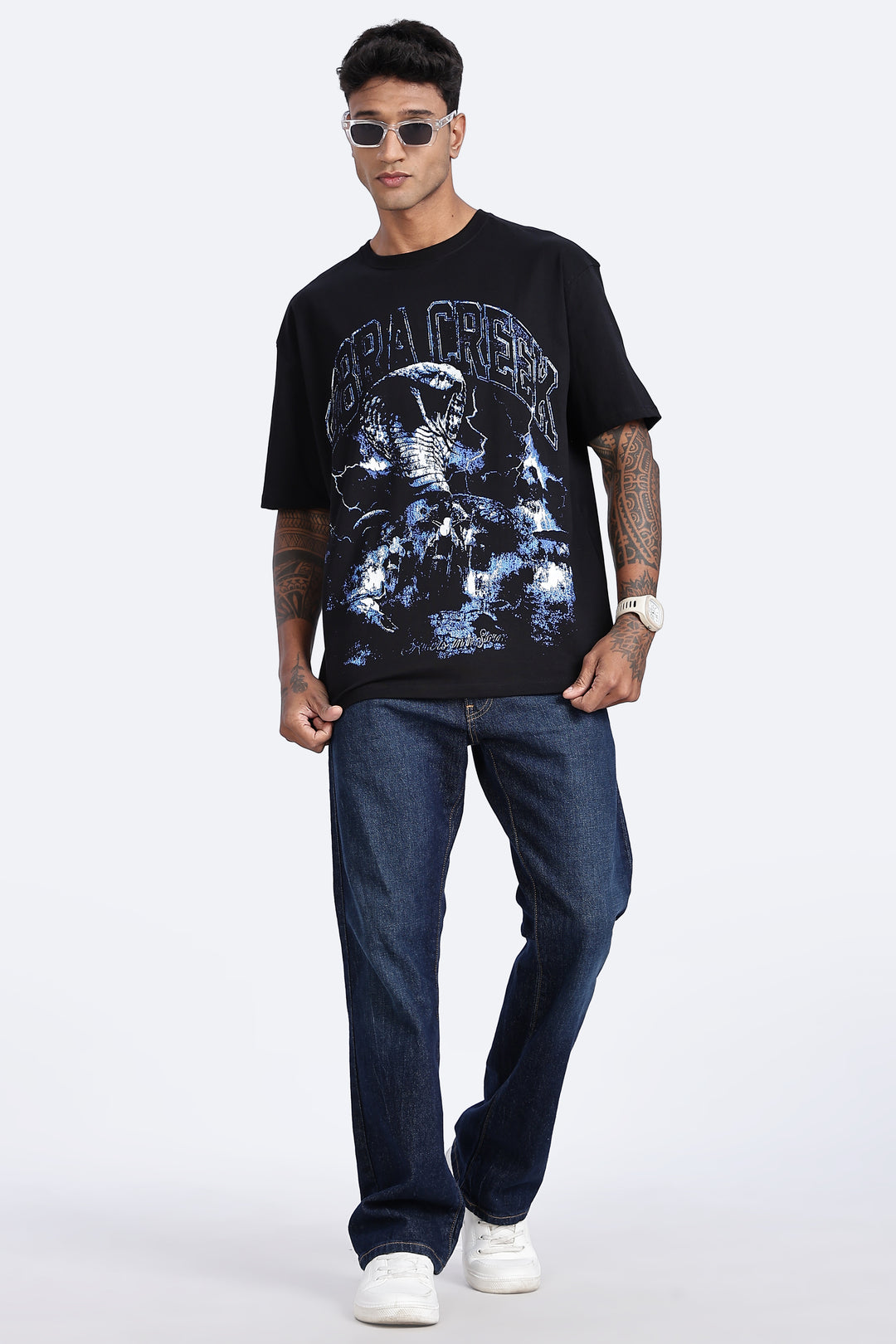 Cobra : Black Oversized T-shirt