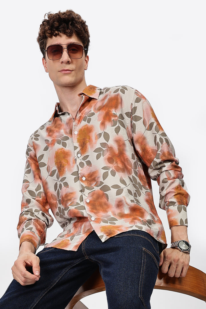 Textured Fabric: Classic Floral Shirt