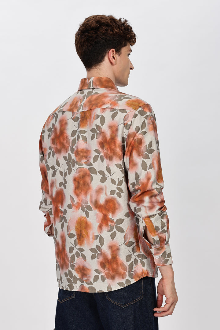 Textured Fabric: Classic Floral Shirt