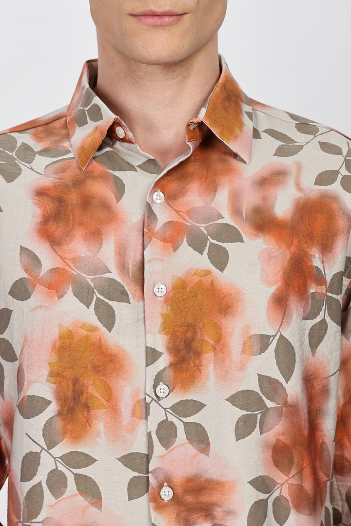 Textured Fabric: Classic Floral Shirt