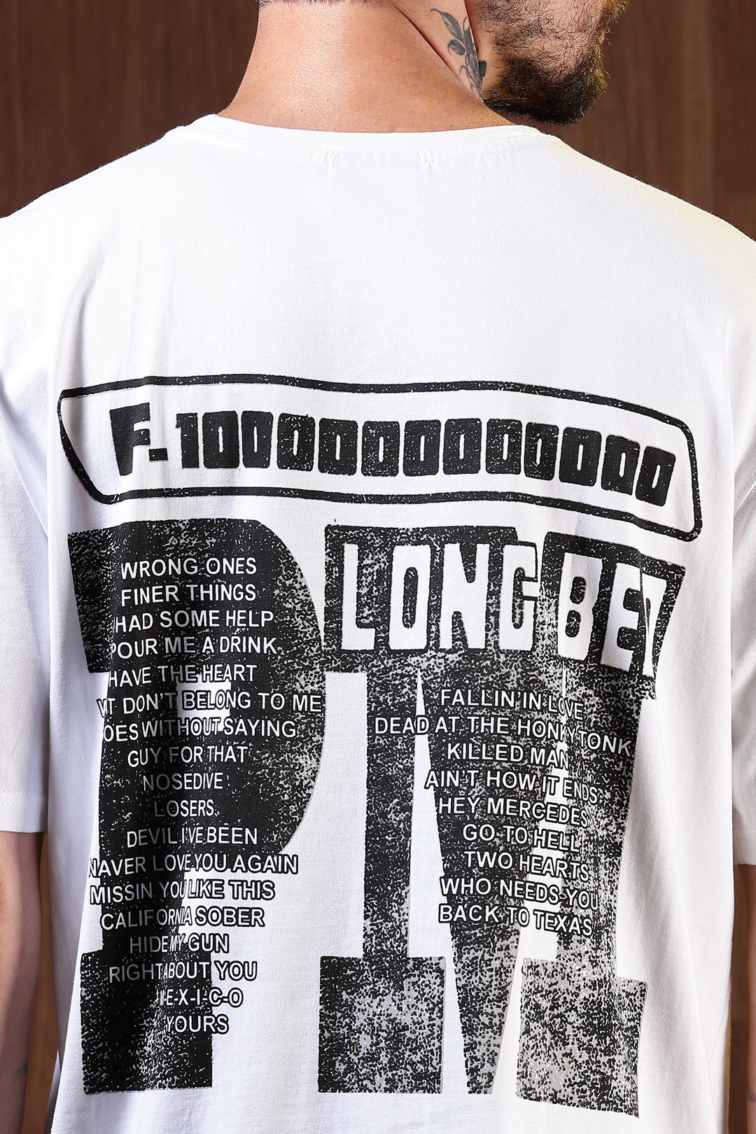 Trillionare : White Oversized T-shirt