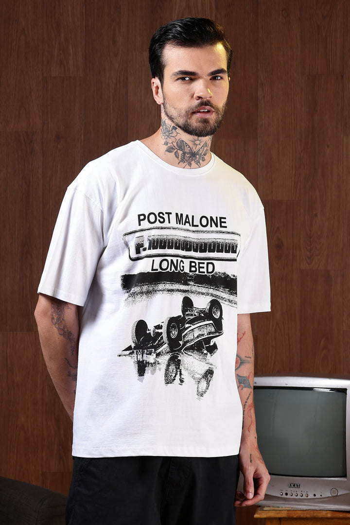 Trillionare : White Oversized T-shirt